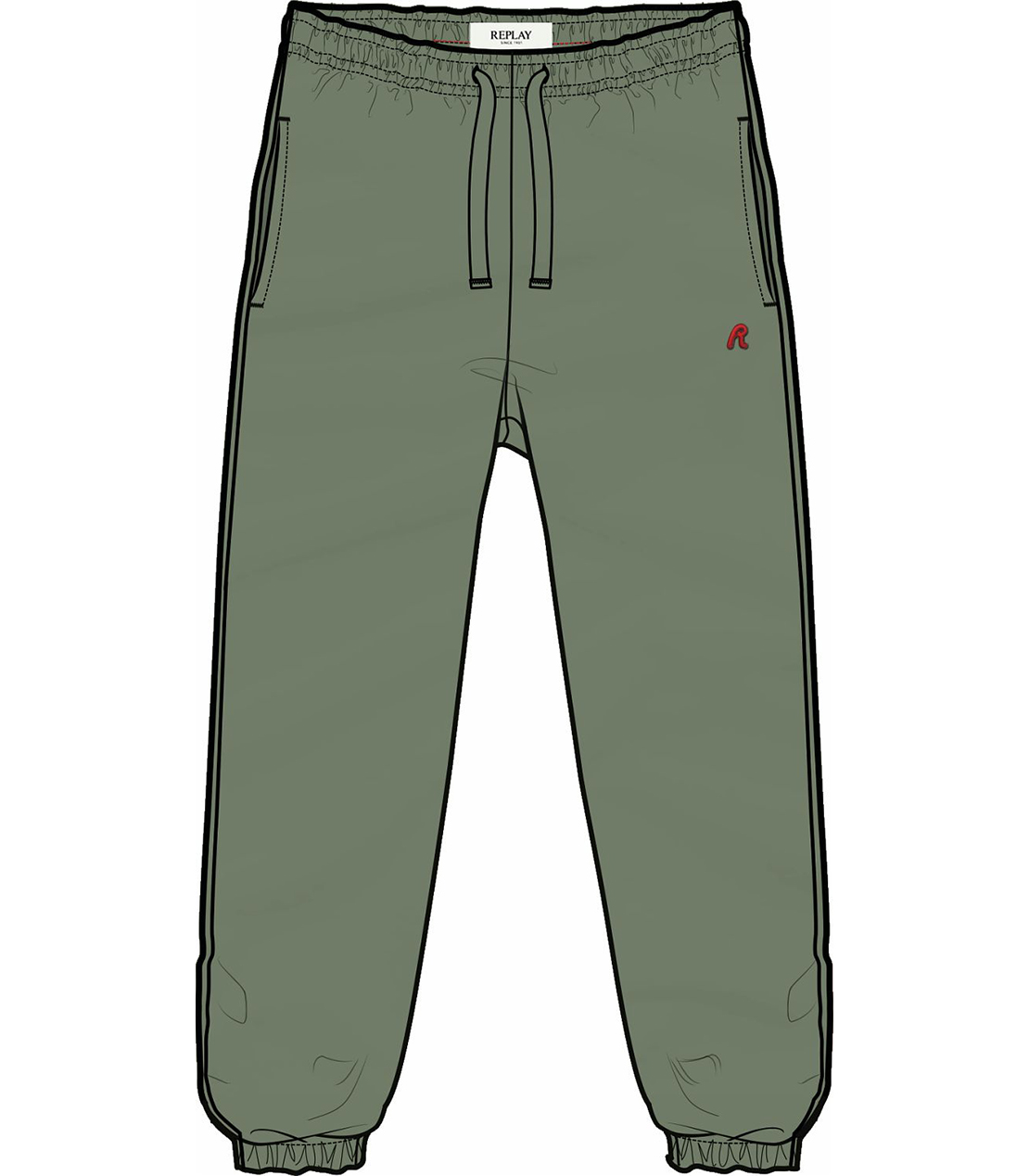 ロゴ入りジョガーパンツ